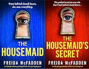 Covers of the first two books in The Housemaid series
